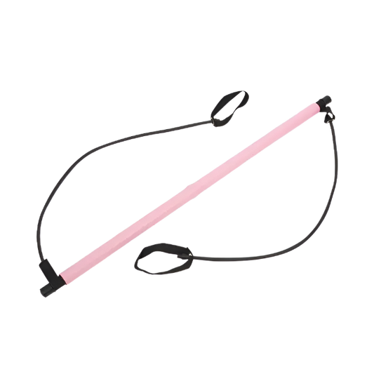 Durable Portable Pilates Bar with Resistance Band